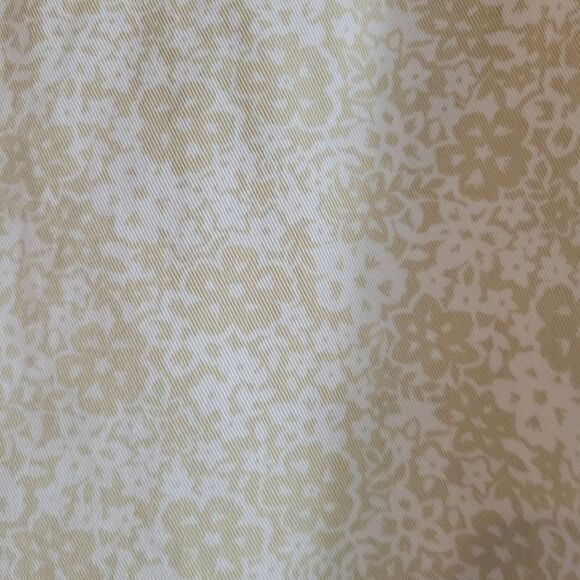 Kim Rogers Woman's skimmers 16P tan/ cream floral Pre-owned - Picture 3 of 6